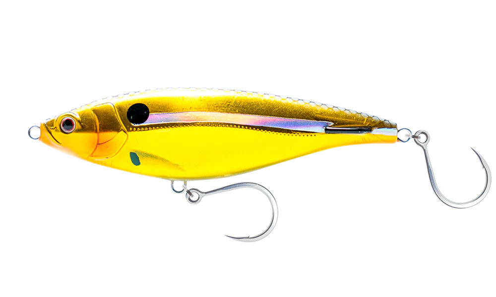 Nomad Madscad 115mm 42g Sinking Stickbait Lure [cl:gold Buster]