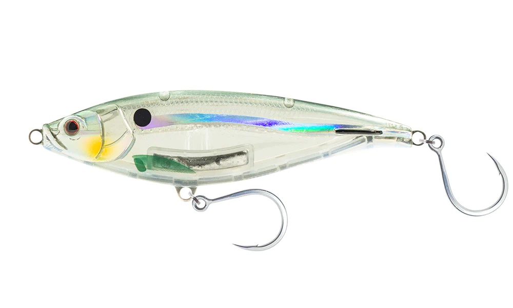Nomad Madscad 115mm 42g Sinking Stickbait Lure [cl:holo Ghost Shad]