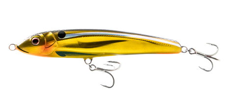 Nomad Riptide 115mm 20g Fatso Floating Stickbait Lure [cl:gold Buster]
