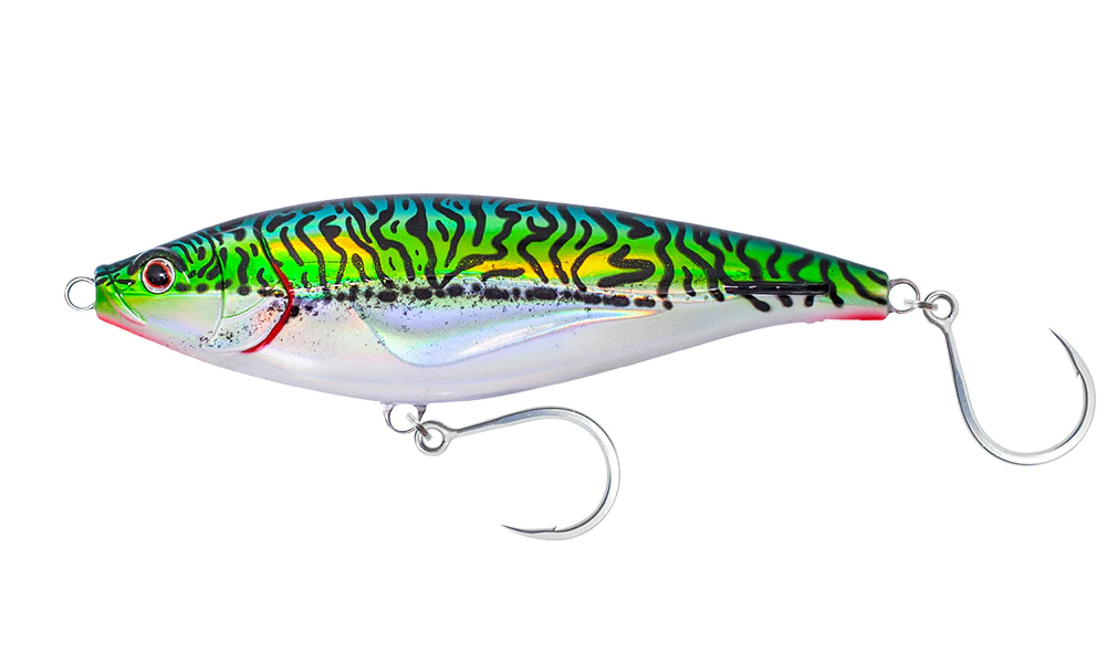 Nomad Madscad 115mm 42g Sinking Stickbait Lure [cl:silver Green Mackerel]