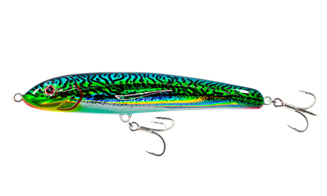 Nomad Riptide 125mm 35g Sinking Stickbait Lure [cl:silver Green Mackerel]