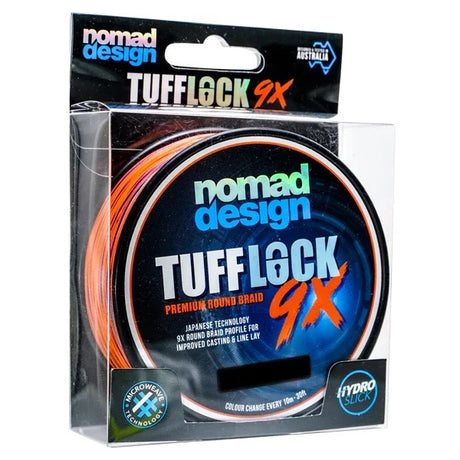 Nomad Tufflock X9 Braided Fishing Line Multi Colour 600yds >< [sz:600yd - 50lb]