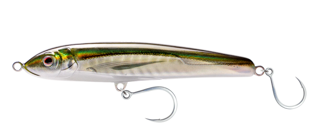 Nomad Riptide 155mm 52g Sinking Stickbait Lure [cl:olive Back Shad]