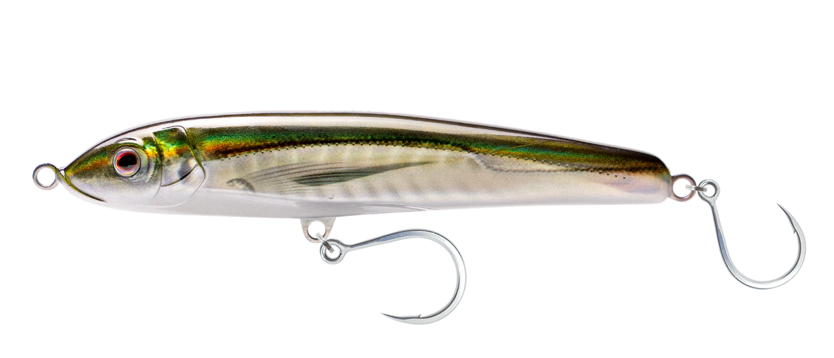 Nomad Riptide 155mm 45g Floating Stickbait Lure [cl:olive Back Shad]