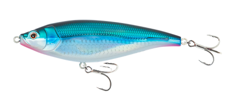 Nomad Madscad 95mm 22g Sinking Stickbait Lure [cl:bleeding Mullet]
