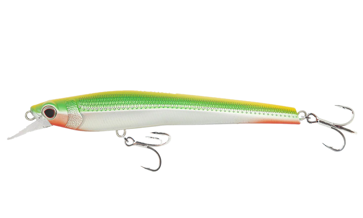 Nomad Shikari 95mm 10g Slow Float Hard Body Lure >< [cl:chartreuse Chrome Orange]