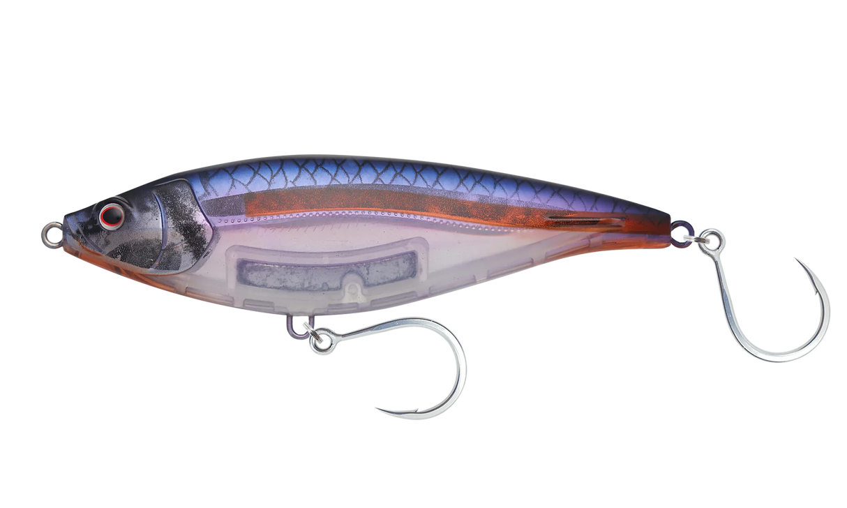 Nomad Madscad 115mm 42g Sinking Stickbait Lure [cl:red Bait]