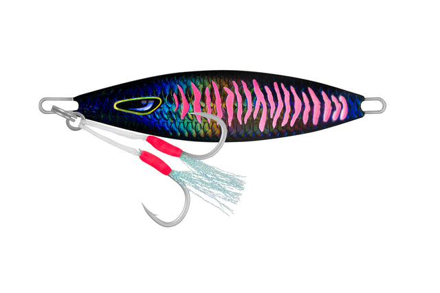 Nomad Buffalo 80g Jig Lure [cl:black Pink Mackerel]