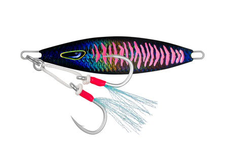 Nomad Buffalo 180g Jig Lure [cl:black Pink Mackerel]