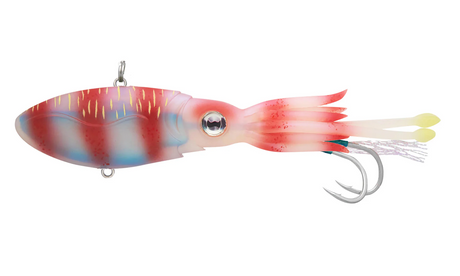 Nomad Squidtrex 130mm 92g Soft Vibe Lure [cl:red Tiger]