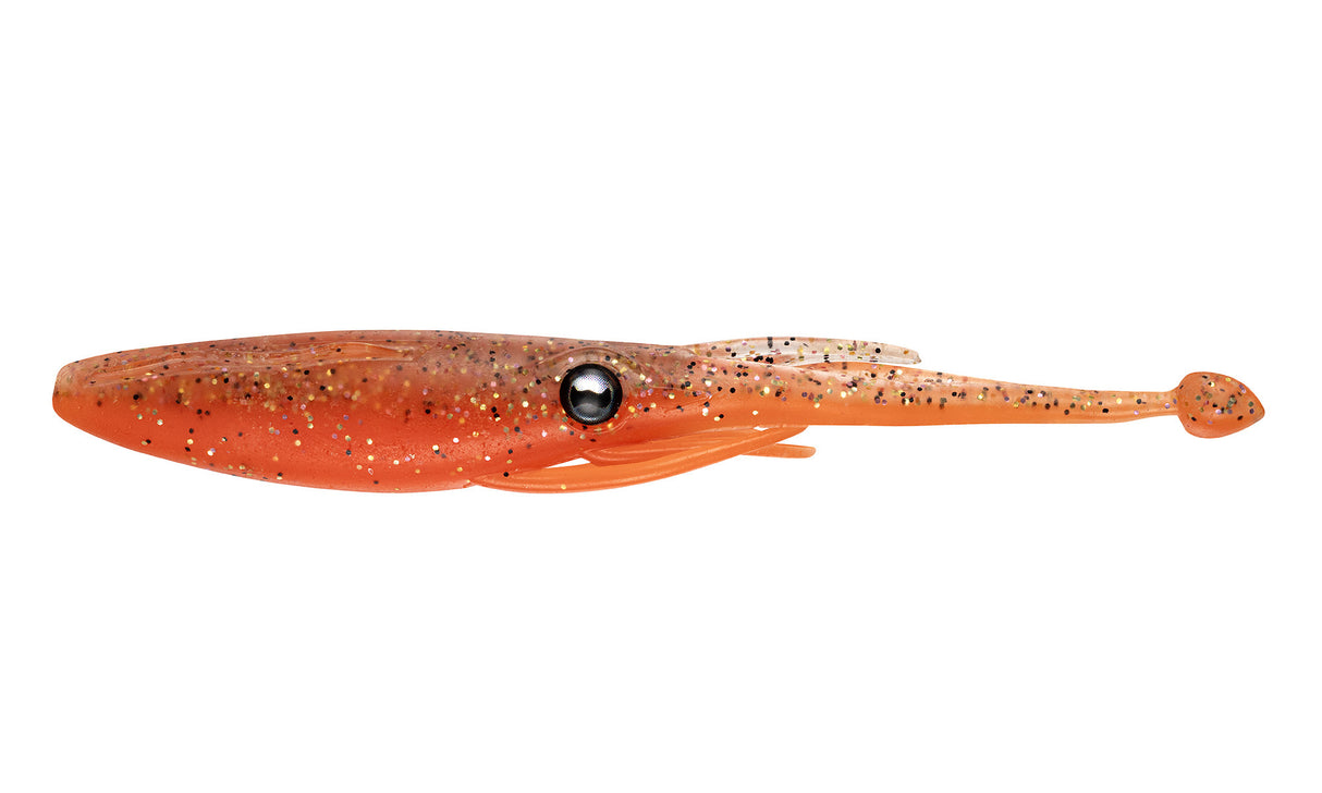 Nomad Live Ops Jerksquid 3.25" Soft Plastic Lure [cl:ultra Penny Uv]