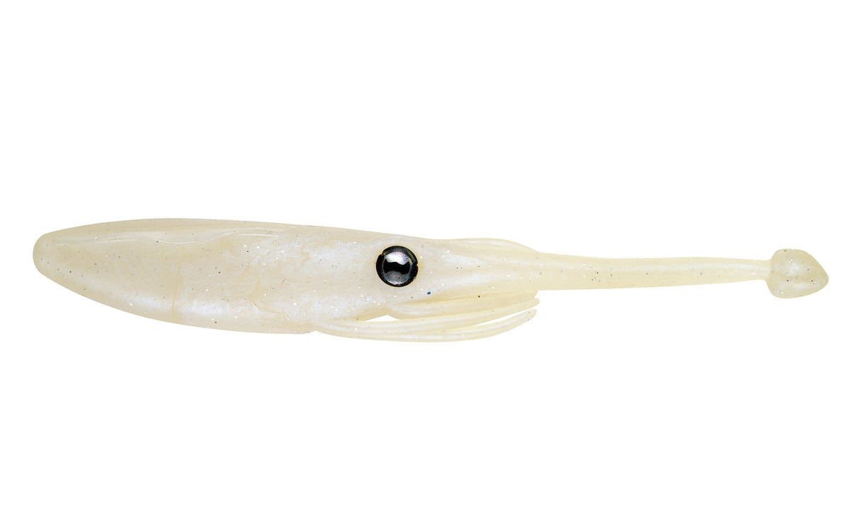 Nomad Live Ops Jerksquid 4" Soft Plastic Lure [cl:pearl White]