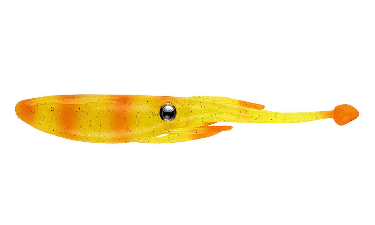 Nomad Live Ops Jerksquid 7" Soft Plastic Lure [cl:chartreuse Tiger]