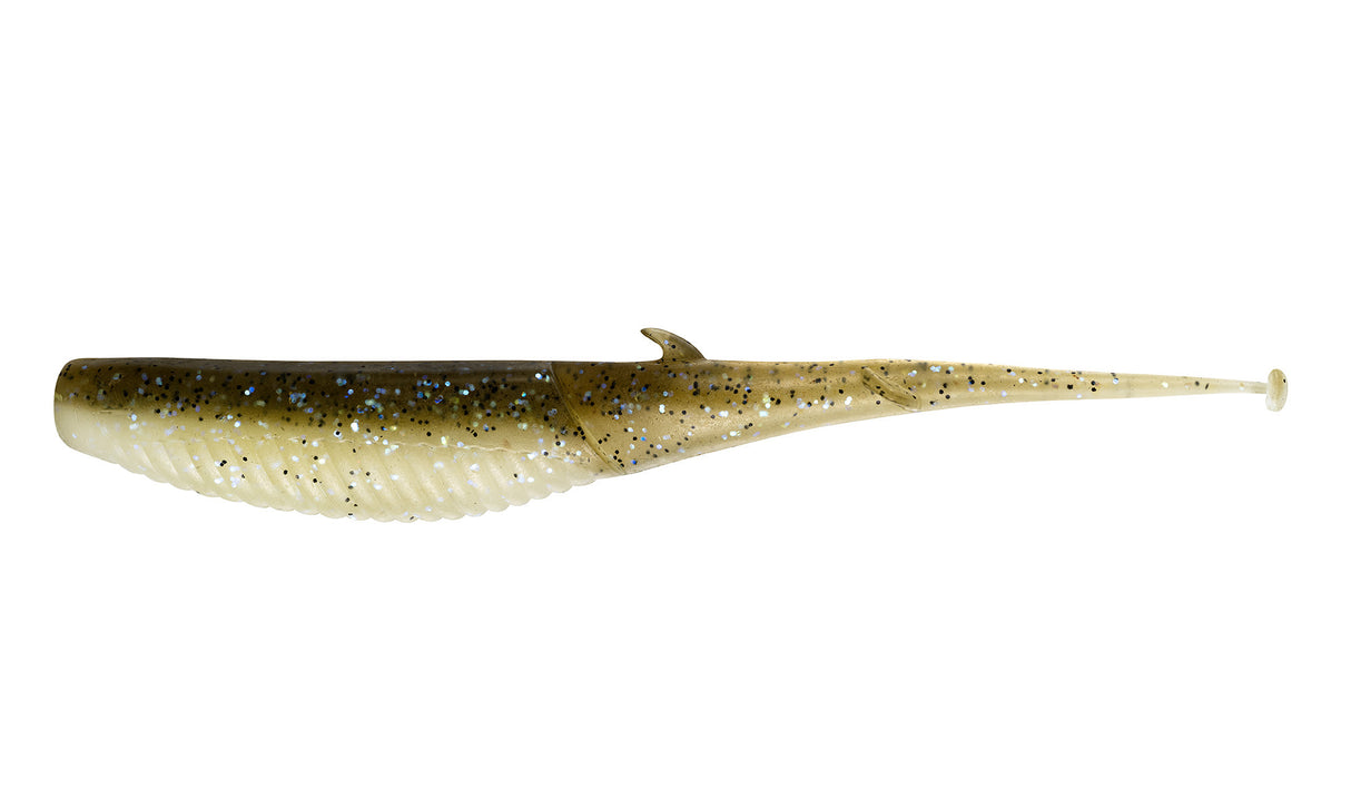Nomad Live Ops Double Down Jerkshad 5" Soft Plastic Lure [cl:electric Flash]