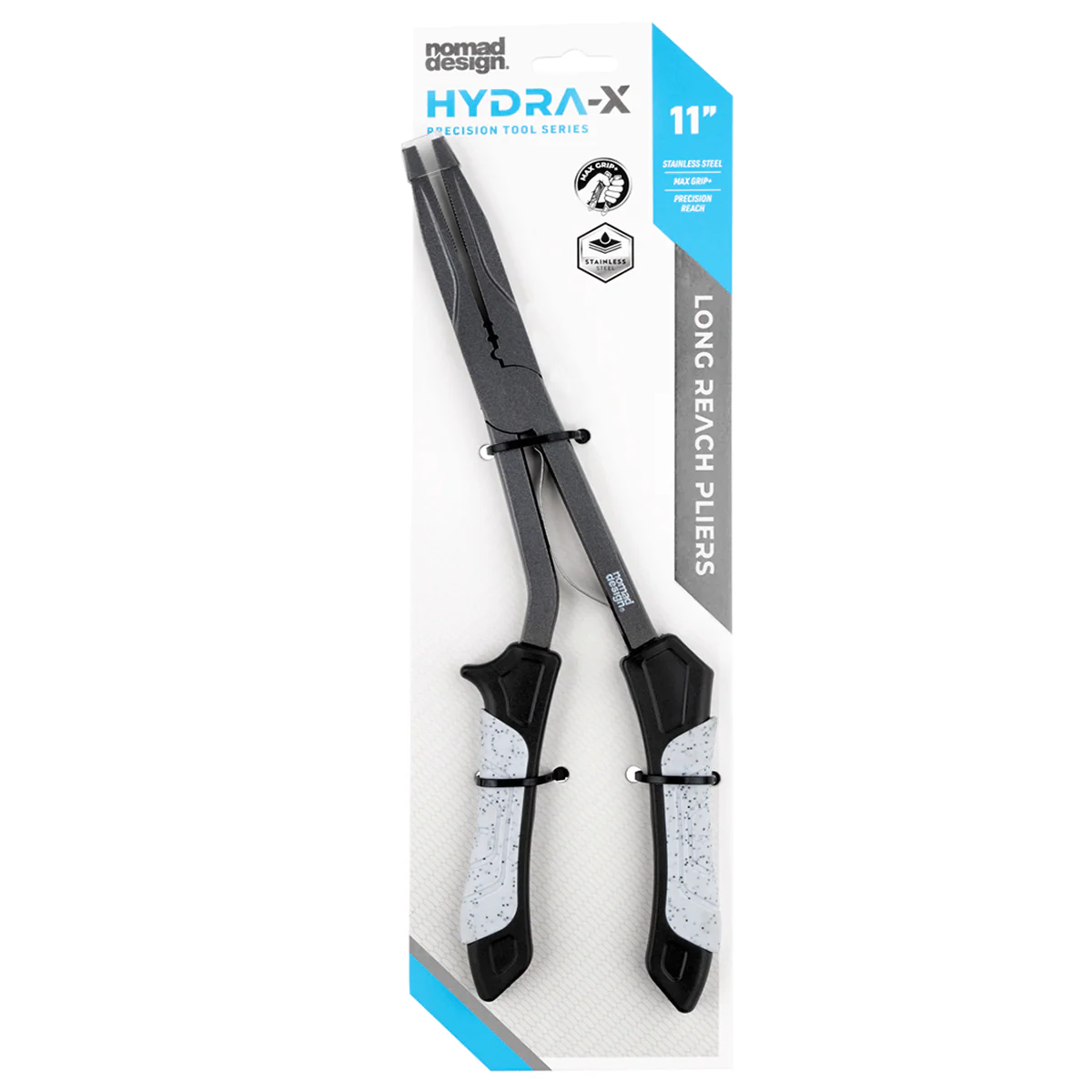 Nomad Hydra-x Series Stainless Steel Long Reach Pliers [sz:11"]