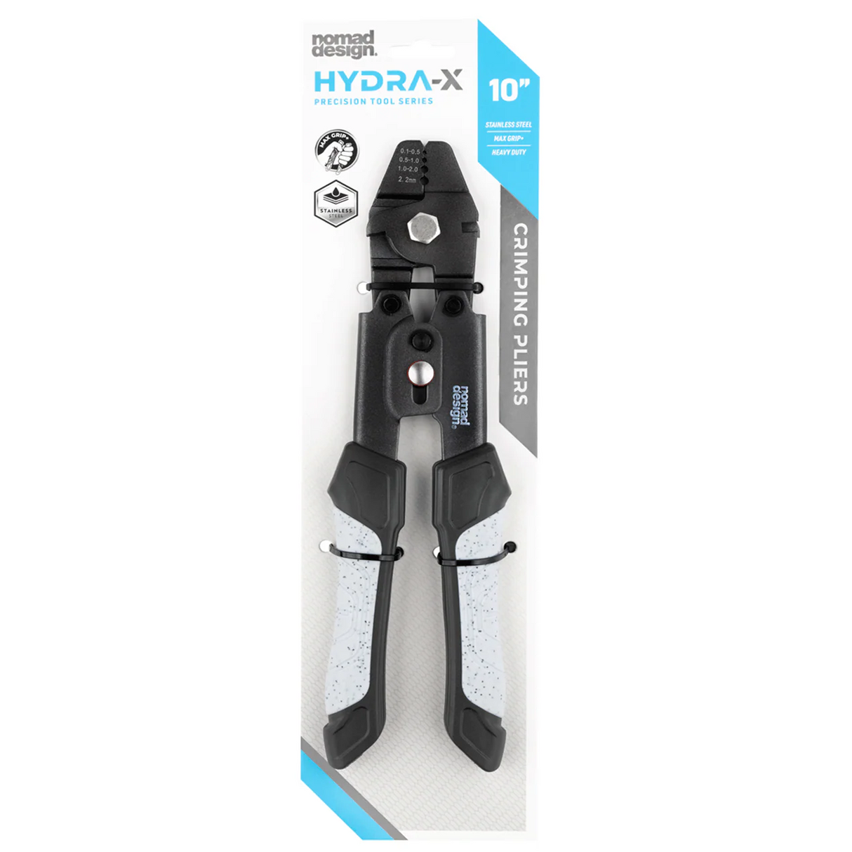 Nomad Design Hydra-x Series Stainless Steel Big Game Crimping Pliers [sz:10"]