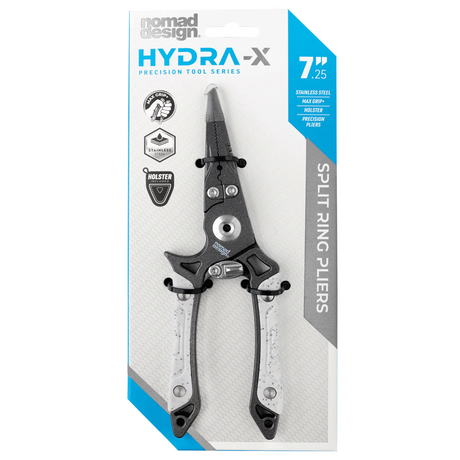 Nomad Hydra-x Series Stainless Steel Split Ring Pliers [sz:7.25"]