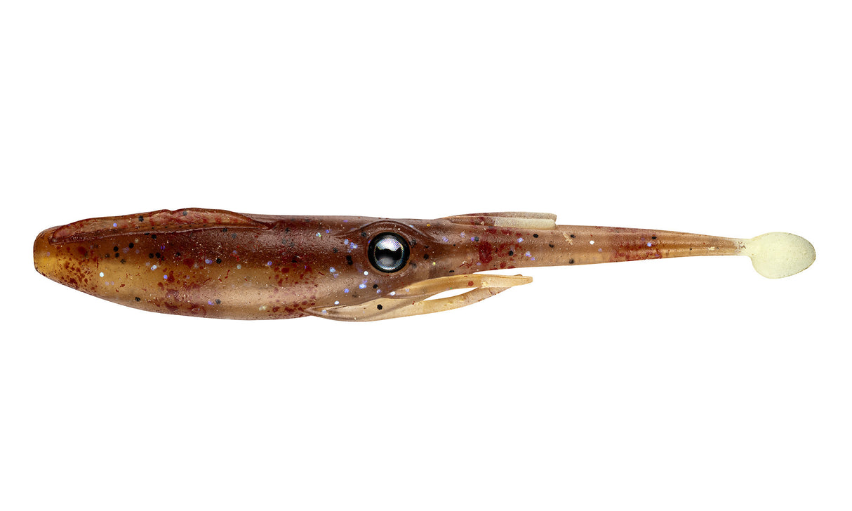 Nomad Live Ops Jerksquid 4" Soft Plastic Lure [cl:blood Tiger]
