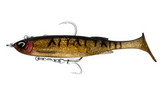 Nomad Maniax 6" 48g Pre-rigged Soft Plastic Swimbait Lure [cl:black & Gold]