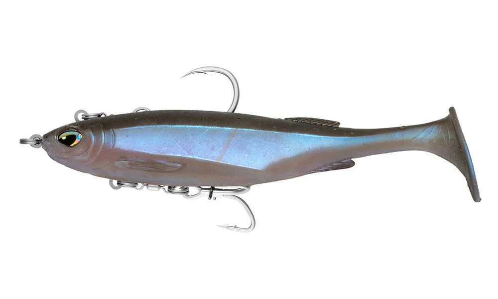 Nomad Maniax 6" 48g Pre-rigged Soft Plastic Swimbait Lure [cl:pearl Shimmer]