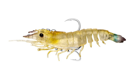 Nomad Live Ops Sumo Shrimp Pre-rigged 5" Soft Plastic Lure [cl:fried Banana]