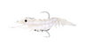 Nomad Live Ops Sumo Shrimp Pre-rigged 5" Soft Plastic Lure [cl:white Glow]