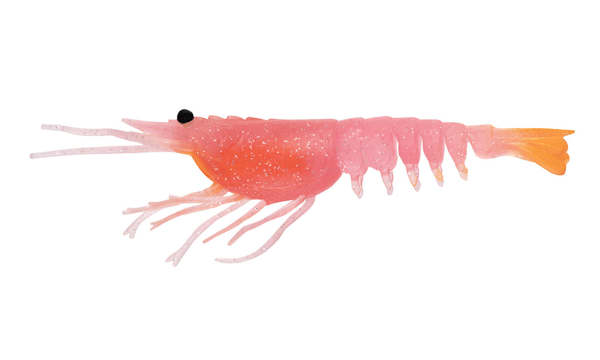 Nomad Live Ops Switcher Shrimp 5" Soft Plastic Lure [cl:pink Swagger]