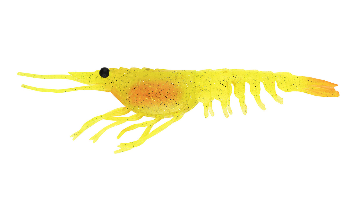 Nomad Live Ops Switcher Shrimp 5" Soft Plastic Lure [cl:chartreuse Uv]