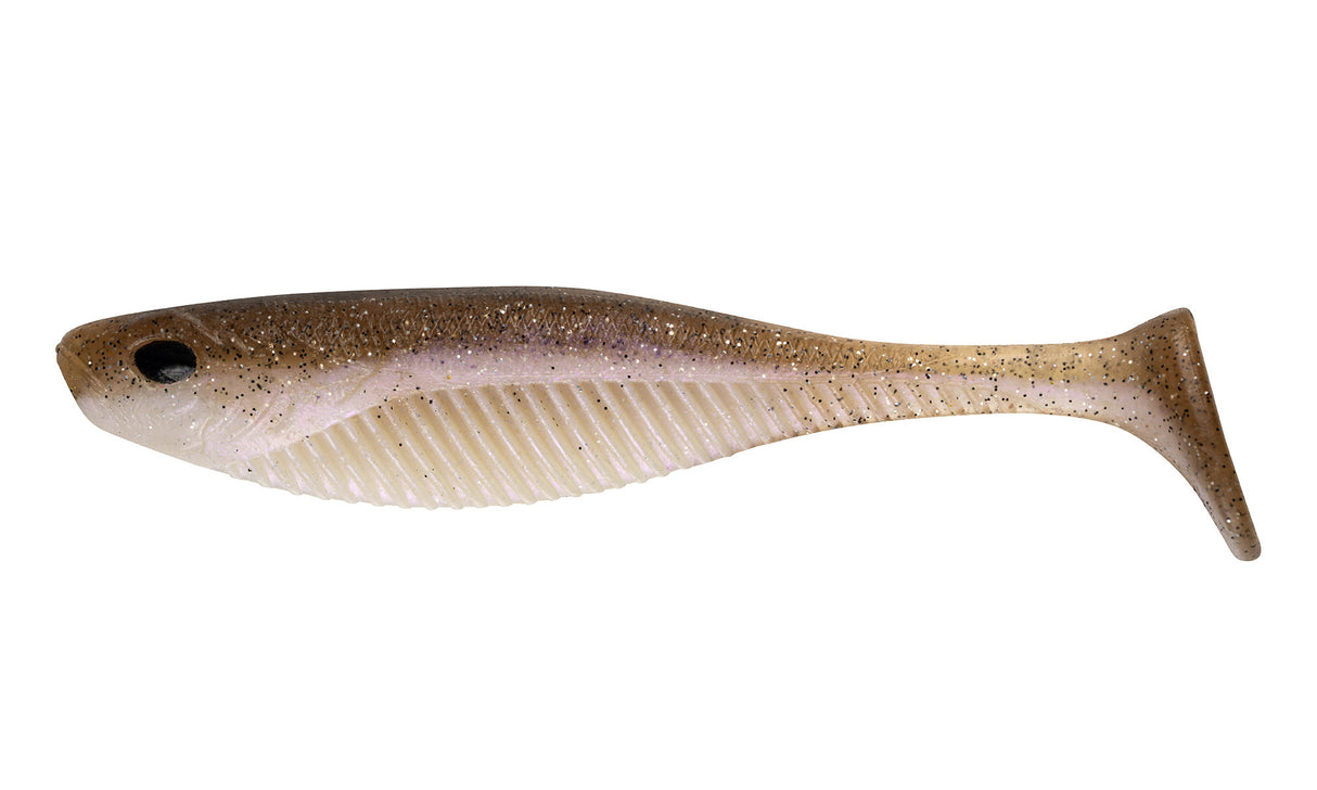 Nomad Live Ops Dozer Minnow 4" Soft Plastic Lure [cl:sandy Pearl]