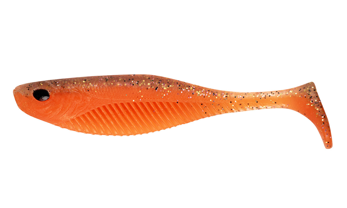Nomad Live Ops Dozer Minnow 4" Soft Plastic Lure [cl:ultra Penny Uv]