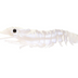 Nomad Live Ops Sumo Shrimp Unrigged 4" Soft Plastic Lure [cl:white Glow]
