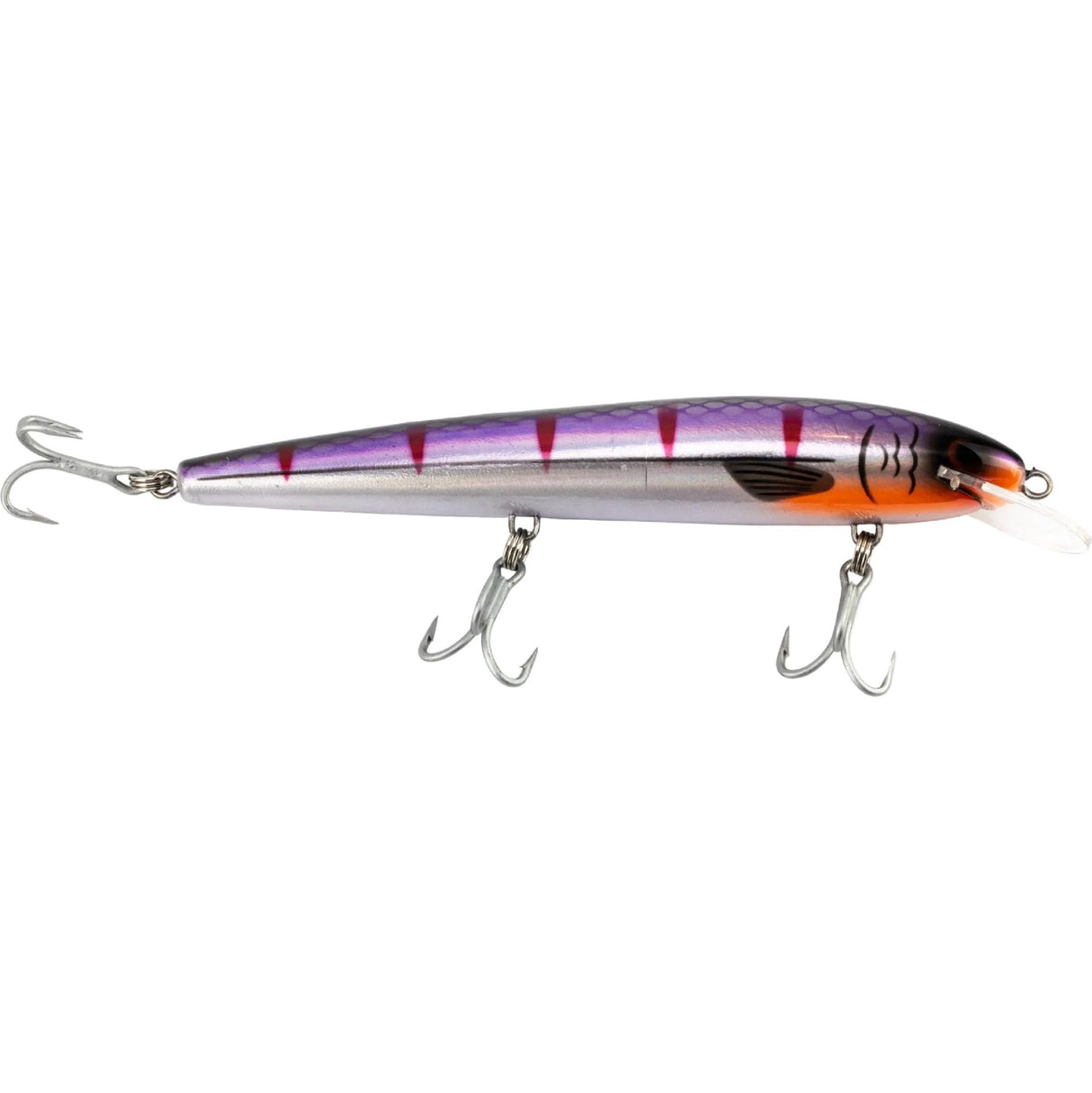 Raptor Lures Dominator 7" Floating Hard Body Lure [cl:purple Chrome]