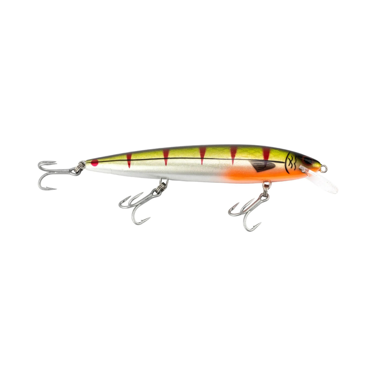 Raptor Lures Patriot Shallow 6" Floating Hard Body Lure [cl:gold Chrome]