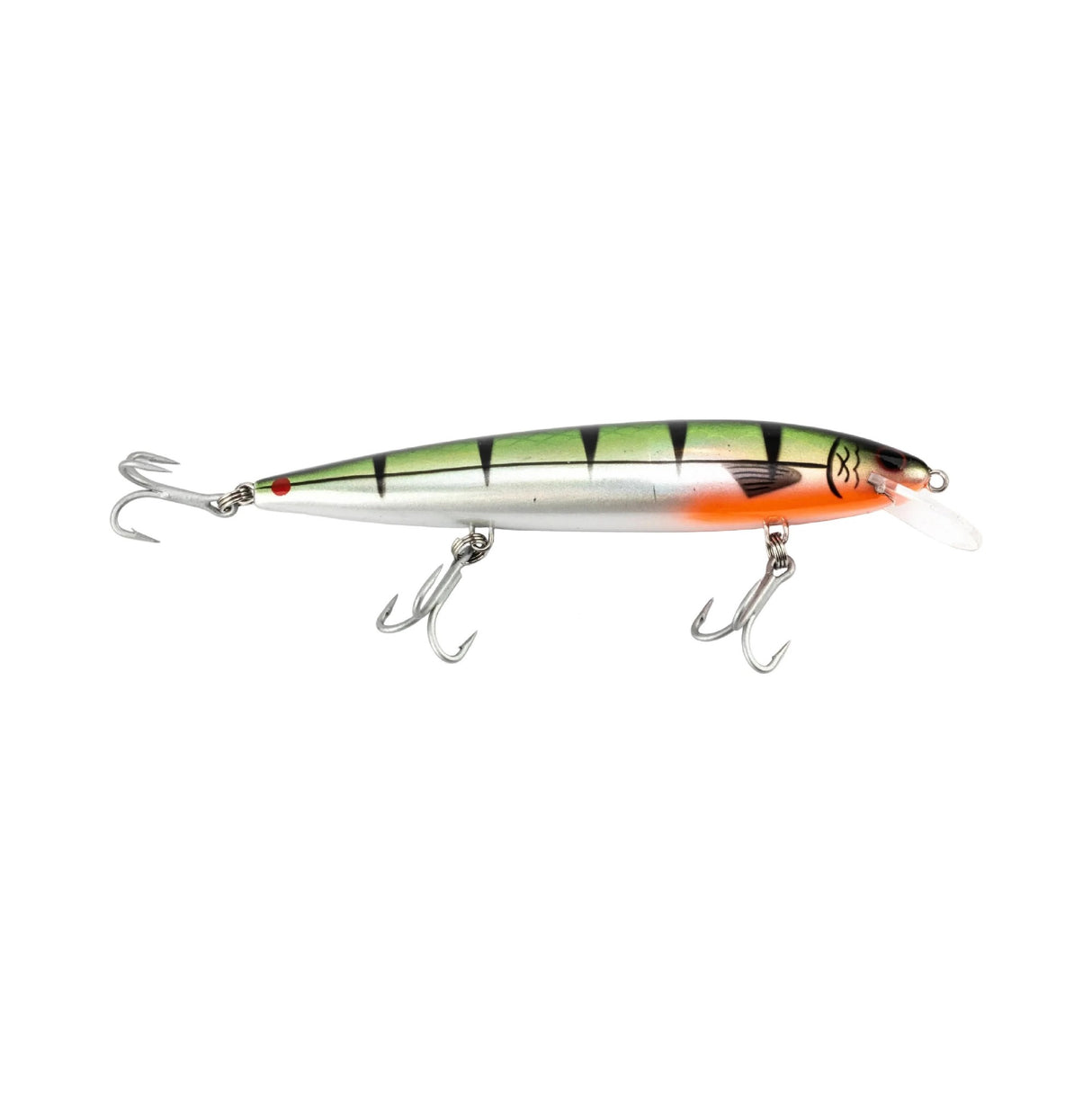 Raptor Lures Patriot Shallow 6" Floating Hard Body Lure [cl:olive Chrome]