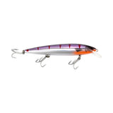 Raptor Lures Patriot Shallow 6" Floating Hard Body Lure [cl:purple Chrome]