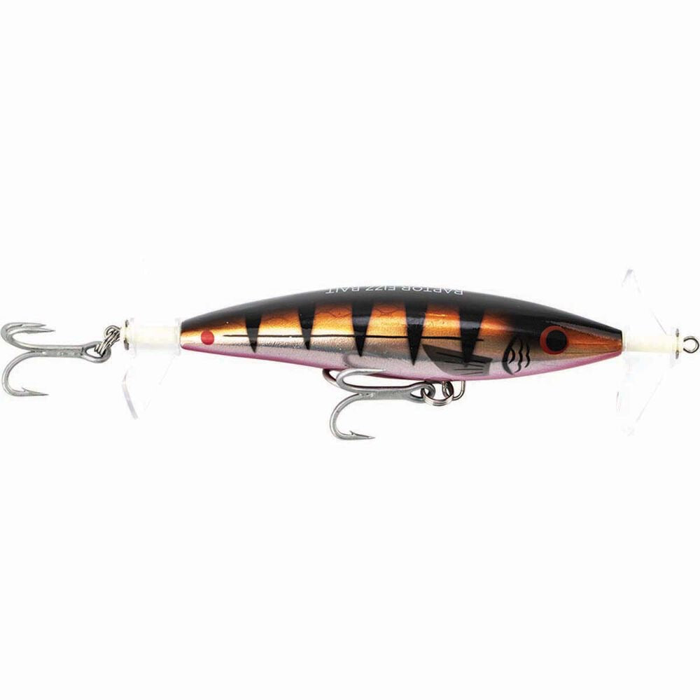Raptor Lures Fizz Bait 115mm Floating Surface Fizzer Lure [cl:copper Chrome]