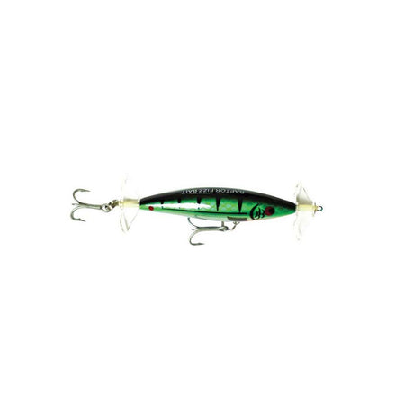 Raptor Lures Mini Fizz Bait 85mm Floating Surface Fizzer Lure [cl:green Chrome]