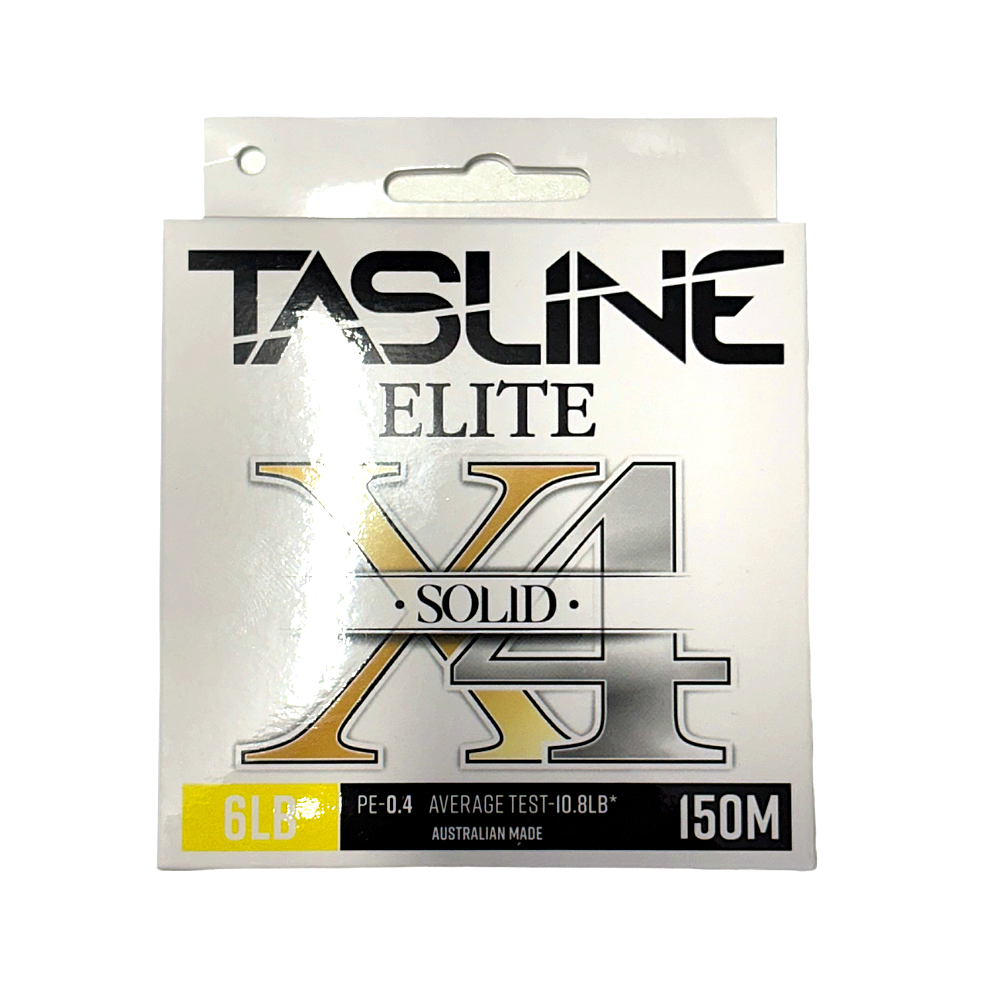 Tasline Elite X4 Braided Fishing Line White [sz:150m - 6lb]