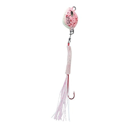 Vexed Bottom Worm Long Shank Jig 15g [cl:coral Prawn Glow]