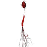 Vexed Bottom Worm Long Shank Jig 20g [cl:red Worm]