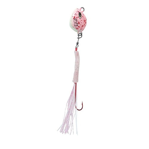 Vexed Bottom Worm Long Shank Jig 20g [cl:coral Prawn Glow]