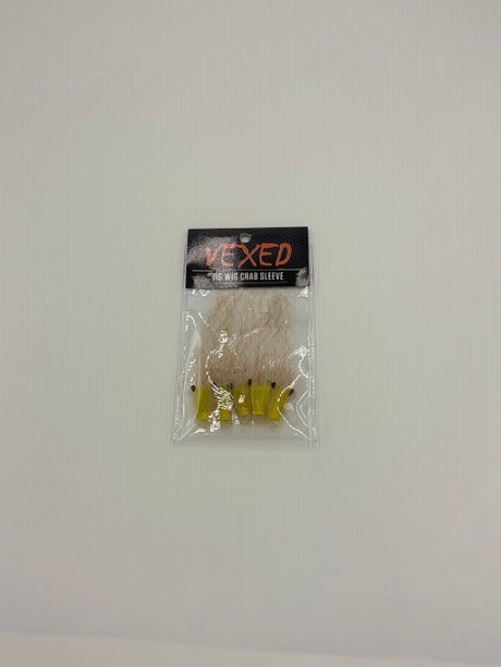 Vexed Jig Wig Crabsleeve 8cm 4mm [cl:yellow Flats Crab]