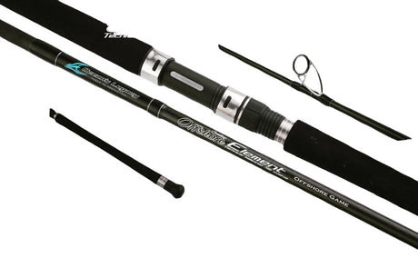 Ocean's Legacy Inshore Element Spinning Rod [sz:7'/pe 2/2pcbj/s702ml]