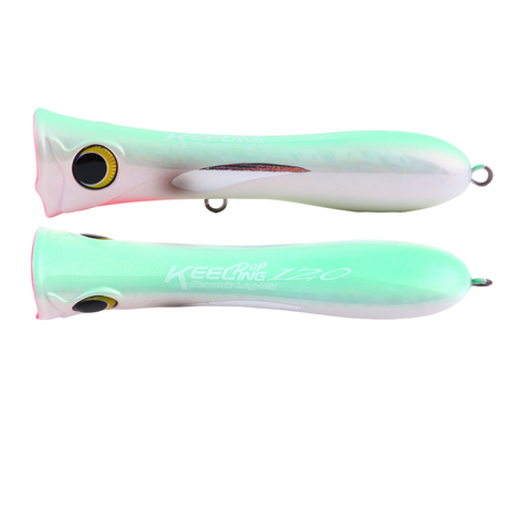Oceans Legacy Keeling Pop 120mm 33g Popper Lure [cl:white Lumo Bait]
