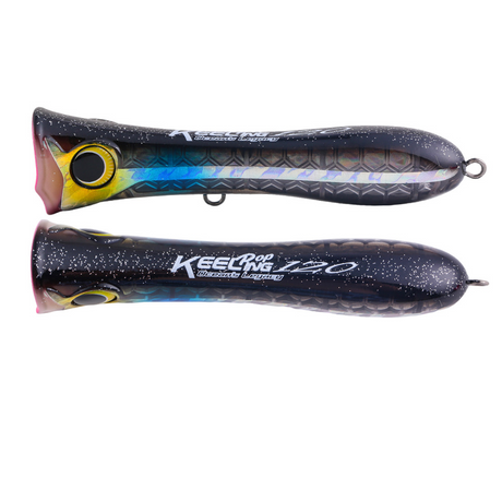 Oceans Legacy Keeling Pop 120mm 33g Popper Lure [cl:silver Mullet]
