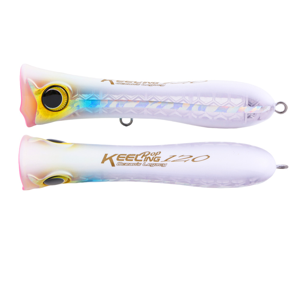 Oceans Legacy Keeling Pop 190mm 96g Popper Lure [cl:crystal Lumo Bait]
