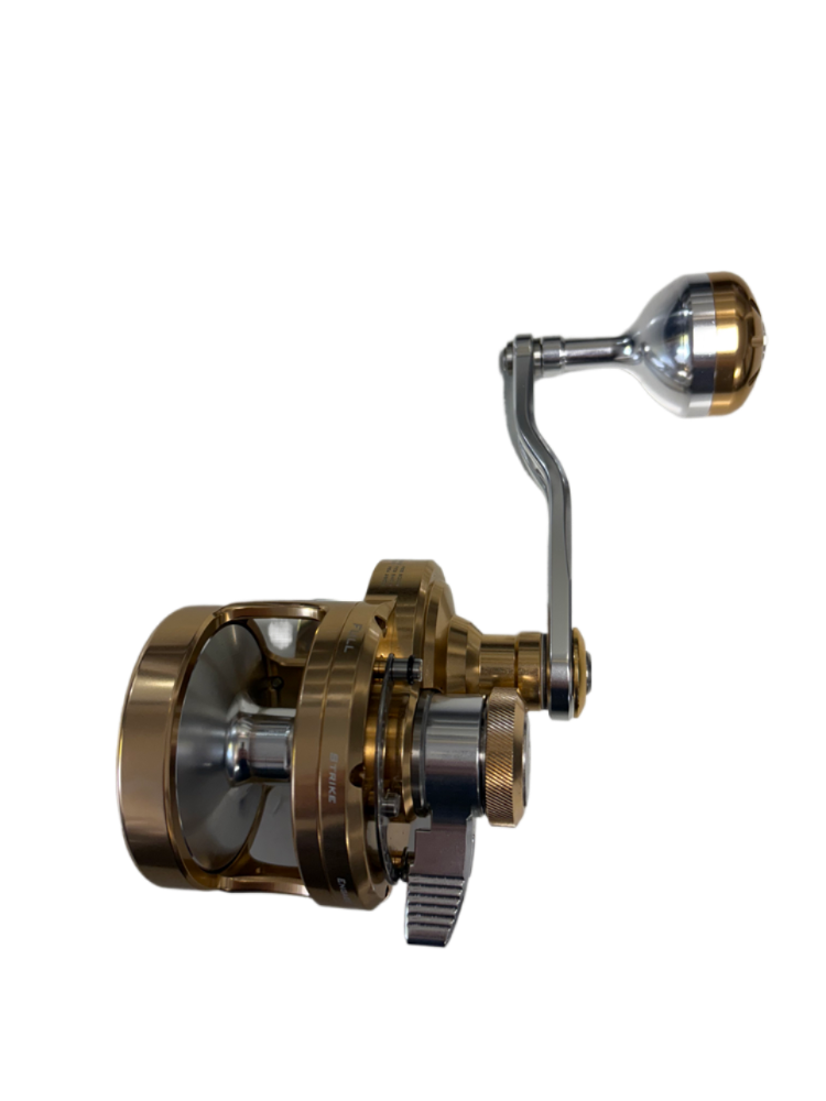 Ocean's Legacy Elementus 30 Series Rh High Gear Overhead Reel [cl:titan Gold]