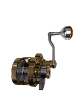 Ocean's Legacy Elementus 30 Series Rh High Gear Overhead Reel [cl:titan Gold]