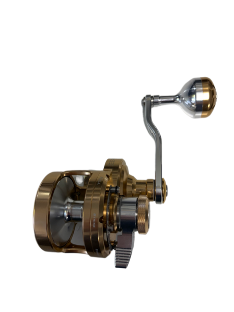 Ocean's Legacy Elementus 30 Series Rh High Gear Overhead Reel [cl:titan Gold]