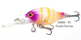 Barambah Deton8or 48mm 6.8g Hard Body Lure >< [cl:purple Shrimp]